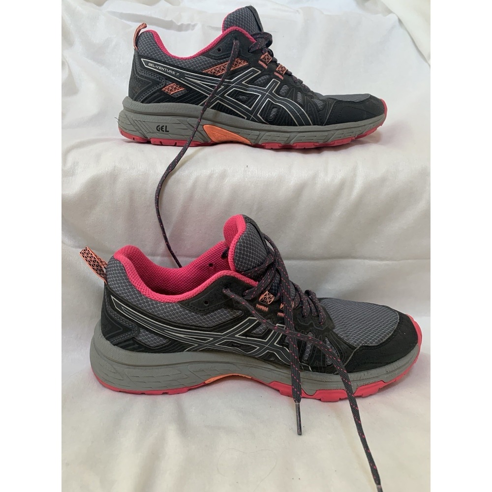 Oasis Running Shoes women, Gel Venture 7 Size (U.S SZ-8) Euro 39.5 gray & Black‎